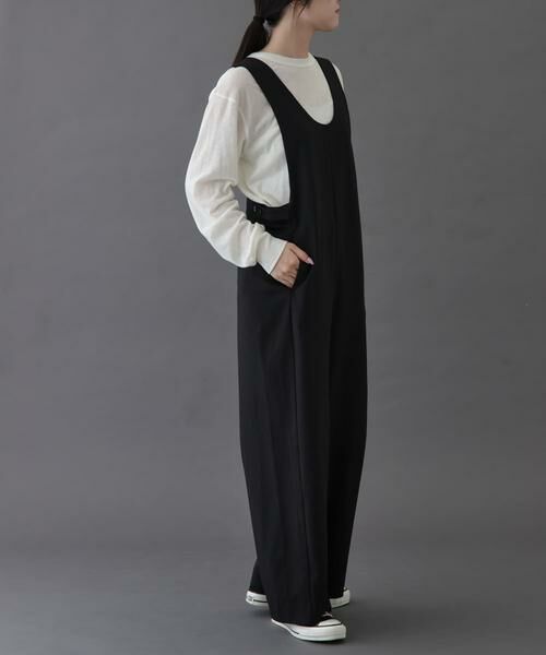 URBAN RESEARCH DOORS / アーバンリサーチ ドアーズ ワンピース | FORK&SPOON　Uネックプラケットオーバーオール | 詳細18