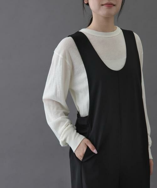 URBAN RESEARCH DOORS / アーバンリサーチ ドアーズ ワンピース | FORK&SPOON　Uネックプラケットオーバーオール | 詳細19