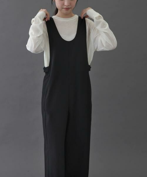 URBAN RESEARCH DOORS / アーバンリサーチ ドアーズ ワンピース | FORK&SPOON　Uネックプラケットオーバーオール | 詳細20