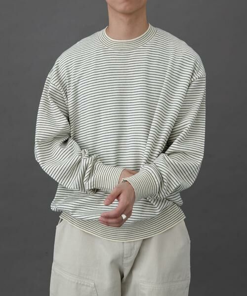 URBAN RESEARCH DOORS / アーバンリサーチ ドアーズ ニット・セーター | FORK&SPOON　ボーダークルーネックニット | 詳細16