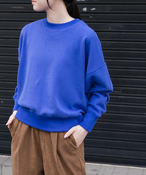 URBAN RESEARCH DOORS / アーバンリサーチ ドアーズ Tシャツ | FORK&SPOON　コットンカシミヤクルーネックスウェット | 詳細1