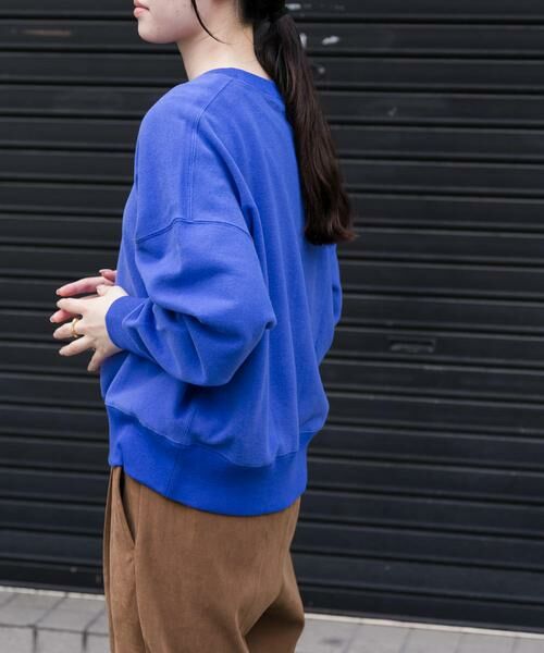 URBAN RESEARCH DOORS / アーバンリサーチ ドアーズ Tシャツ | FORK&SPOON　コットンカシミヤクルーネックスウェット | 詳細2