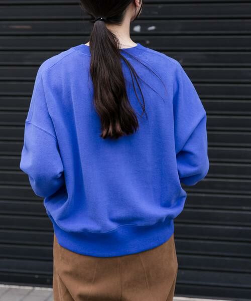 URBAN RESEARCH DOORS / アーバンリサーチ ドアーズ Tシャツ | FORK&SPOON　コットンカシミヤクルーネックスウェット | 詳細3