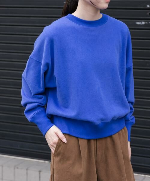 URBAN RESEARCH DOORS / アーバンリサーチ ドアーズ Tシャツ | FORK&SPOON　コットンカシミヤクルーネックスウェット | 詳細5