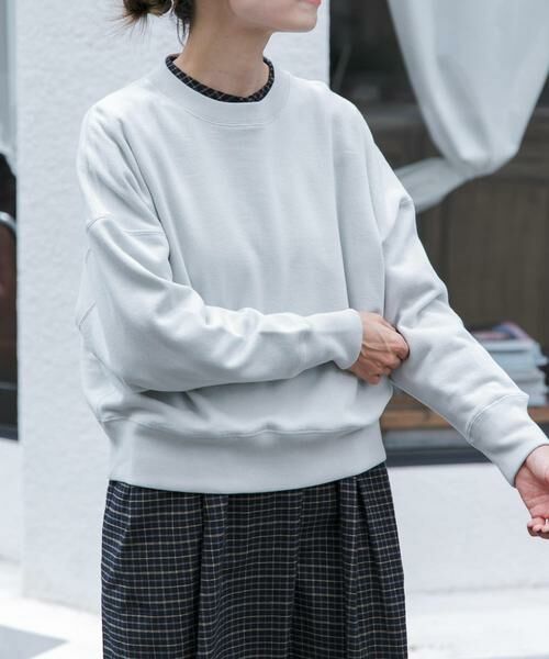 URBAN RESEARCH DOORS / アーバンリサーチ ドアーズ Tシャツ | FORK&SPOON　コットンカシミヤクルーネックスウェット | 詳細10