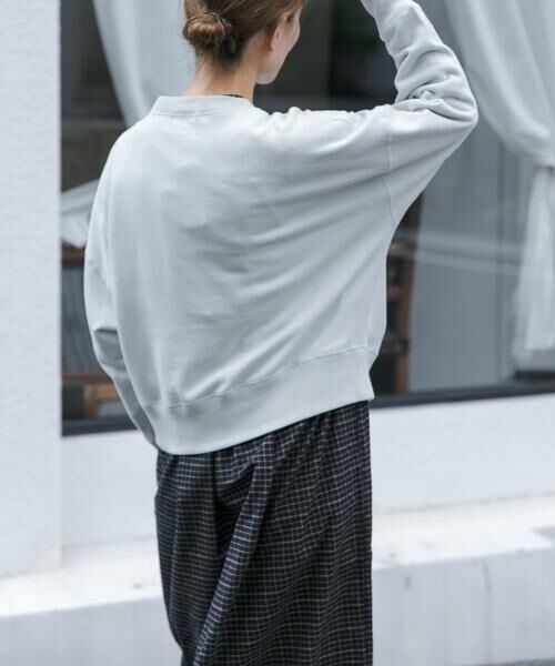 URBAN RESEARCH DOORS / アーバンリサーチ ドアーズ Tシャツ | FORK&SPOON　コットンカシミヤクルーネックスウェット | 詳細12