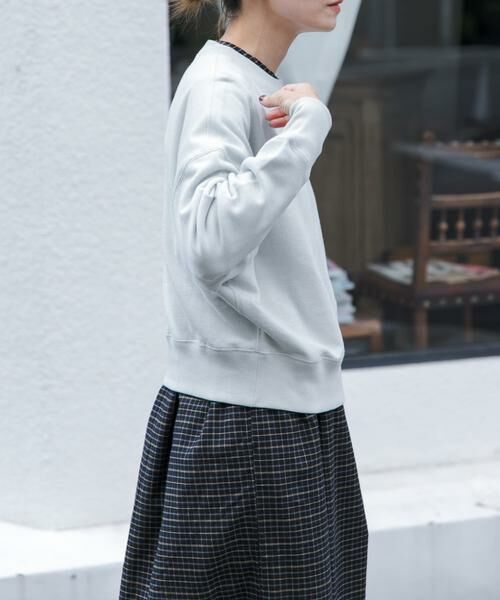 URBAN RESEARCH DOORS / アーバンリサーチ ドアーズ Tシャツ | FORK&SPOON　コットンカシミヤクルーネックスウェット | 詳細13