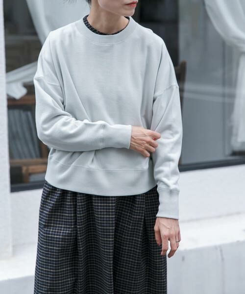 URBAN RESEARCH DOORS / アーバンリサーチ ドアーズ Tシャツ | FORK&SPOON　コットンカシミヤクルーネックスウェット | 詳細14