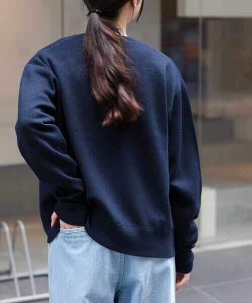 URBAN RESEARCH DOORS / アーバンリサーチ ドアーズ カーディガン・ボレロ | FORK&SPOON　ミラノリブクルーネックカーディガン | 詳細13