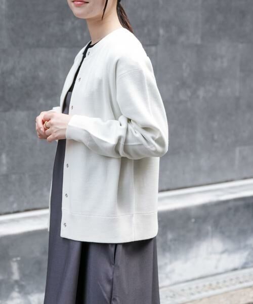 URBAN RESEARCH DOORS / アーバンリサーチ ドアーズ カーディガン・ボレロ | FORK&SPOON　ミラノリブクルーネックカーディガン | 詳細24