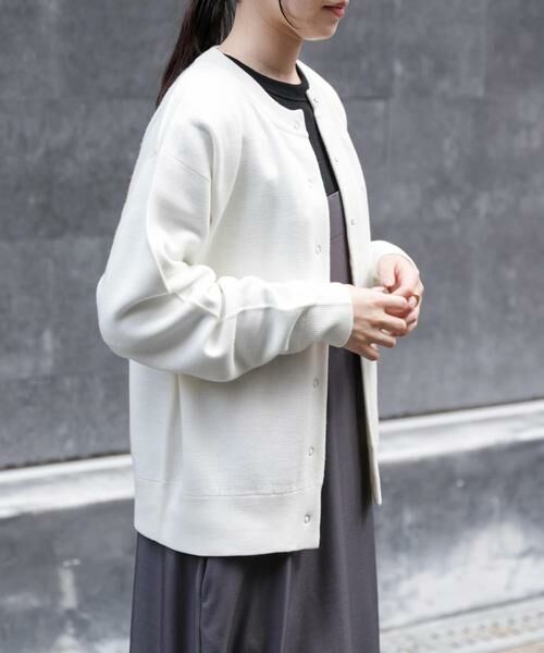 URBAN RESEARCH DOORS / アーバンリサーチ ドアーズ カーディガン・ボレロ | FORK&SPOON　ミラノリブクルーネックカーディガン | 詳細27