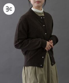 URBAN RESEARCH DOORS / アーバンリサーチ ドアーズ カーディガン・ボレロ | FORK&SPOON　ミラージュクルーネックニットカーディガン
