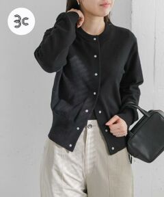 URBAN RESEARCH DOORS / アーバンリサーチ ドアーズ カーディガン・ボレロ | FORK&SPOON　ミラージュクルーネックニットカーディガン