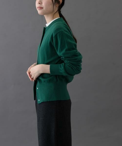 URBAN RESEARCH DOORS / アーバンリサーチ ドアーズ カーディガン・ボレロ | FORK&SPOON　ミラージュクルーネックニットカーディガン | 詳細2