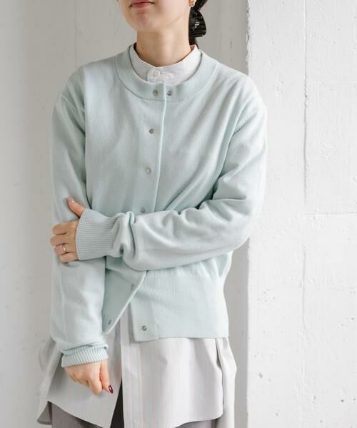 URBAN RESEARCH DOORS / アーバンリサーチ ドアーズ カーディガン・ボレロ | FORK&SPOON　ミラージュクルーネックニットカーディガン | 詳細8