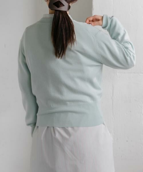 URBAN RESEARCH DOORS / アーバンリサーチ ドアーズ カーディガン・ボレロ | FORK&SPOON　ミラージュクルーネックニットカーディガン | 詳細11