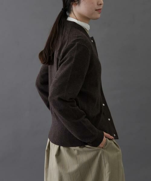 URBAN RESEARCH DOORS / アーバンリサーチ ドアーズ カーディガン・ボレロ | FORK&SPOON　ミラージュクルーネックニットカーディガン | 詳細10