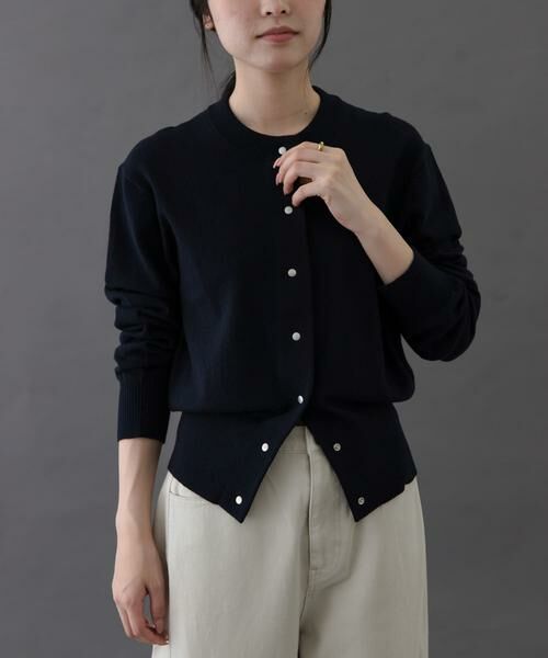 URBAN RESEARCH DOORS / アーバンリサーチ ドアーズ カーディガン・ボレロ | FORK&SPOON　ミラージュクルーネックニットカーディガン | 詳細19