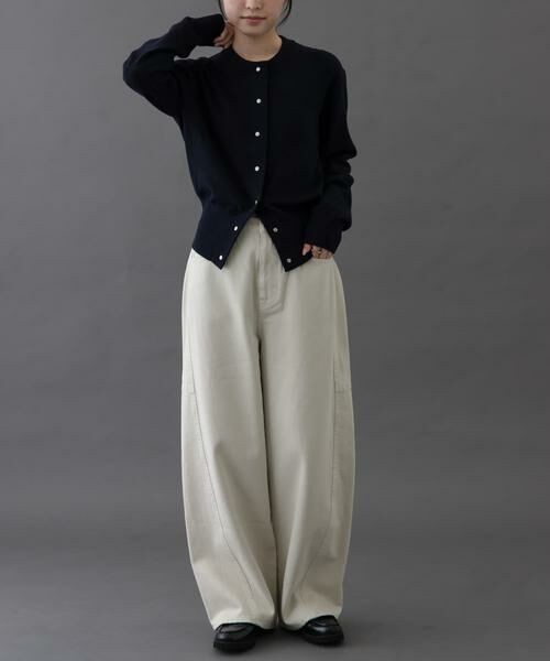 URBAN RESEARCH DOORS / アーバンリサーチ ドアーズ カーディガン・ボレロ | FORK&SPOON　ミラージュクルーネックニットカーディガン | 詳細21