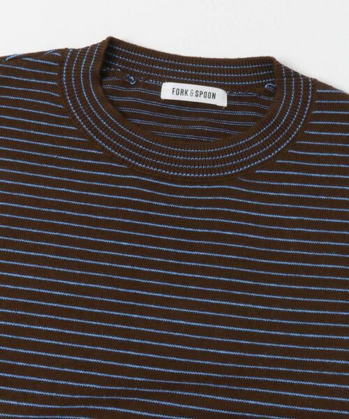 URBAN RESEARCH DOORS / アーバンリサーチ ドアーズ ニット・セーター | FORK&SPOON　ボーダークルーネックニット | 詳細9