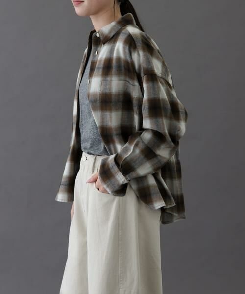 URBAN RESEARCH DOORS / アーバンリサーチ ドアーズ シャツ・ブラウス | FORK&SPOON　ネルチェックシャツ | 詳細2