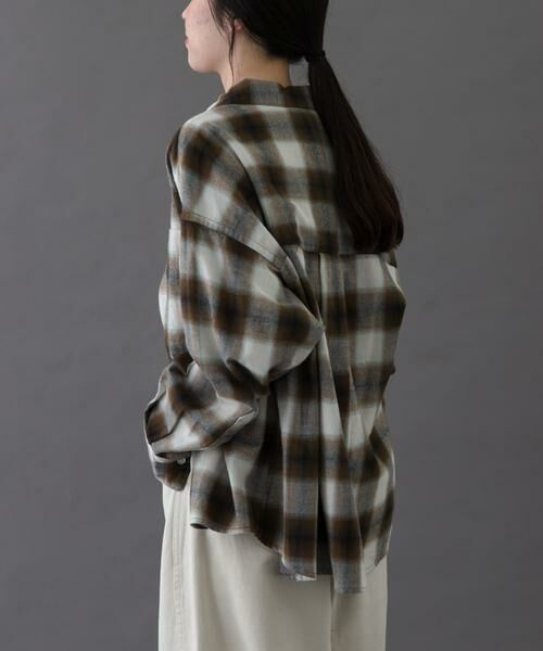 URBAN RESEARCH DOORS / アーバンリサーチ ドアーズ シャツ・ブラウス | FORK&SPOON　ネルチェックシャツ | 詳細3