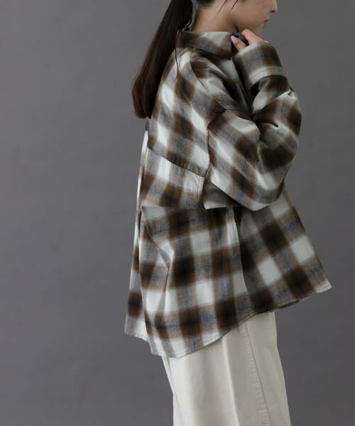 URBAN RESEARCH DOORS / アーバンリサーチ ドアーズ シャツ・ブラウス | FORK&SPOON　ネルチェックシャツ | 詳細5