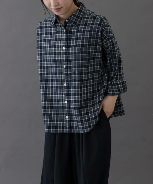 URBAN RESEARCH DOORS / アーバンリサーチ ドアーズ シャツ・ブラウス | FORK&SPOON　ネルチェックシャツ | 詳細10