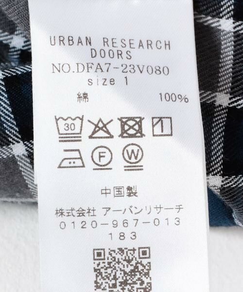 URBAN RESEARCH DOORS / アーバンリサーチ ドアーズ シャツ・ブラウス | FORK&SPOON　ネルチェックシャツ | 詳細22