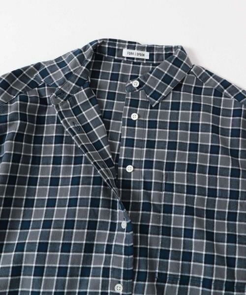 URBAN RESEARCH DOORS / アーバンリサーチ ドアーズ シャツ・ブラウス | FORK&SPOON　ネルチェックシャツ | 詳細18