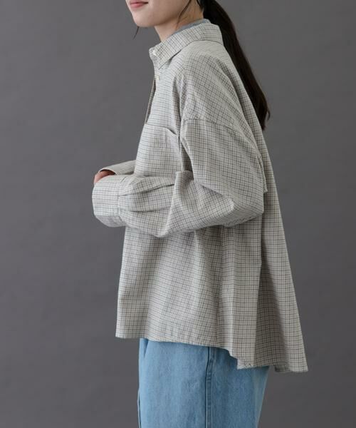 URBAN RESEARCH DOORS / アーバンリサーチ ドアーズ シャツ・ブラウス | FORK&SPOON　ネルチェックシャツ | 詳細25