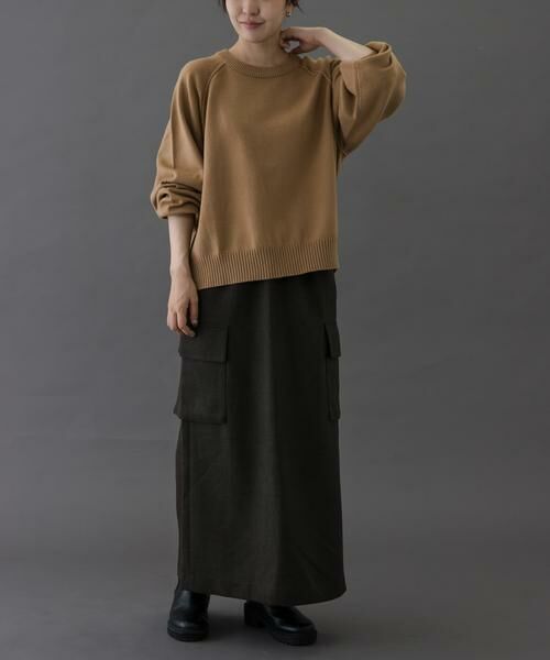 URBAN RESEARCH DOORS / アーバンリサーチ ドアーズ スカート | FORK&SPOON　ウールライクツイルスカート | 詳細8