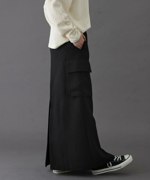 URBAN RESEARCH DOORS / アーバンリサーチ ドアーズ スカート | FORK&SPOON　ウールライクツイルスカート | 詳細16