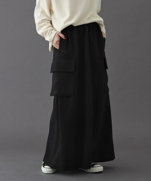 URBAN RESEARCH DOORS / アーバンリサーチ ドアーズ スカート | FORK&SPOON　ウールライクツイルスカート | 詳細17