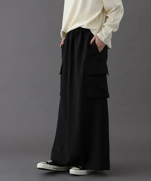 URBAN RESEARCH DOORS / アーバンリサーチ ドアーズ スカート | FORK&SPOON　ウールライクツイルスカート | 詳細18