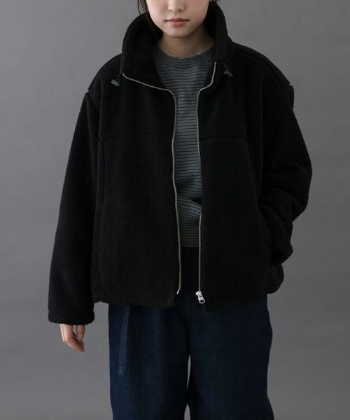 URBAN RESEARCH DOORS / アーバンリサーチ ドアーズ ブルゾン | FORK&SPOON　スタンドカラーボアブルゾン | 詳細1