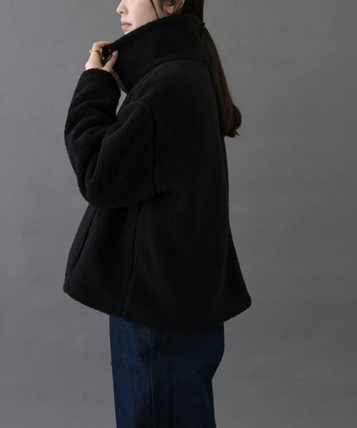 URBAN RESEARCH DOORS / アーバンリサーチ ドアーズ ブルゾン | FORK&SPOON　スタンドカラーボアブルゾン | 詳細2