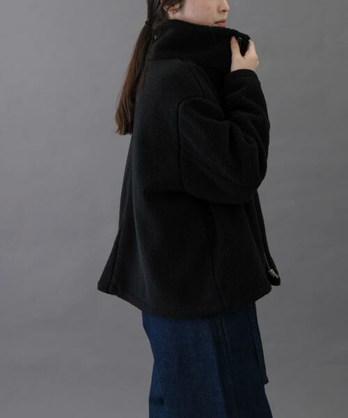 URBAN RESEARCH DOORS / アーバンリサーチ ドアーズ ブルゾン | FORK&SPOON　スタンドカラーボアブルゾン | 詳細4