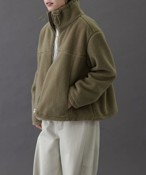 URBAN RESEARCH DOORS / アーバンリサーチ ドアーズ ブルゾン | FORK&SPOON　スタンドカラーボアブルゾン | 詳細10