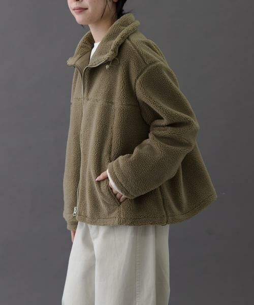 URBAN RESEARCH DOORS / アーバンリサーチ ドアーズ ブルゾン | FORK&SPOON　スタンドカラーボアブルゾン | 詳細11