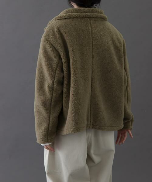 URBAN RESEARCH DOORS / アーバンリサーチ ドアーズ ブルゾン | FORK&SPOON　スタンドカラーボアブルゾン | 詳細12