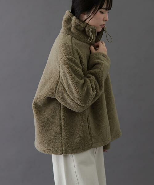 URBAN RESEARCH DOORS / アーバンリサーチ ドアーズ ブルゾン | FORK&SPOON　スタンドカラーボアブルゾン | 詳細13