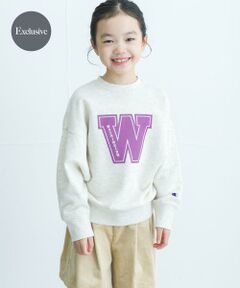 URBAN RESEARCH DOORS / アーバンリサーチ ドアーズ トップス | 『別注』Champion×DOORS　ロゴスウェット(KIDS)