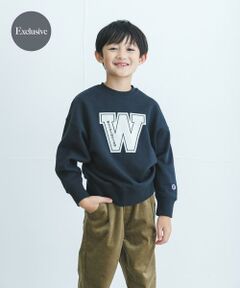 URBAN RESEARCH DOORS / アーバンリサーチ ドアーズ トップス | 『別注』Champion×DOORS　ロゴスウェット(KIDS)