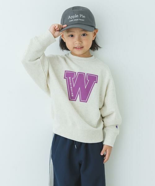 URBAN RESEARCH DOORS / アーバンリサーチ ドアーズ トップス | 『別注』Champion×DOORS　ロゴスウェット(KIDS) | 詳細10