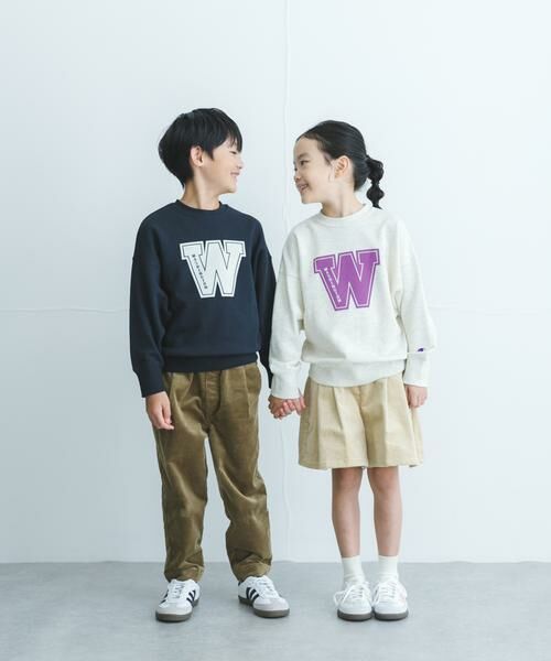 URBAN RESEARCH DOORS / アーバンリサーチ ドアーズ トップス | 『別注』Champion×DOORS　ロゴスウェット(KIDS) | 詳細16