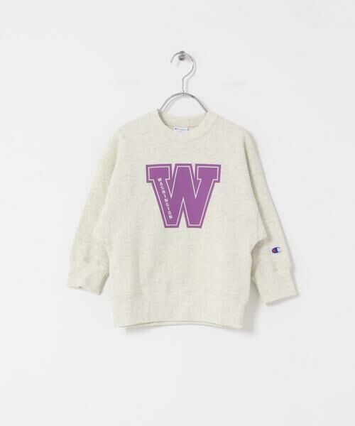 URBAN RESEARCH DOORS / アーバンリサーチ ドアーズ トップス | 『別注』Champion×DOORS　ロゴスウェット(KIDS) | 詳細17