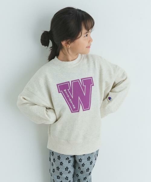 URBAN RESEARCH DOORS / アーバンリサーチ ドアーズ トップス | 『別注』Champion×DOORS　ロゴスウェット(KIDS) | 詳細6