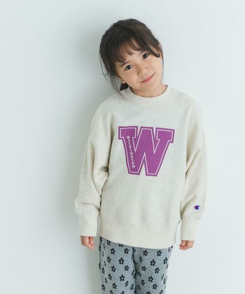 URBAN RESEARCH DOORS / アーバンリサーチ ドアーズ トップス | 『別注』Champion×DOORS　ロゴスウェット(KIDS) | 詳細8