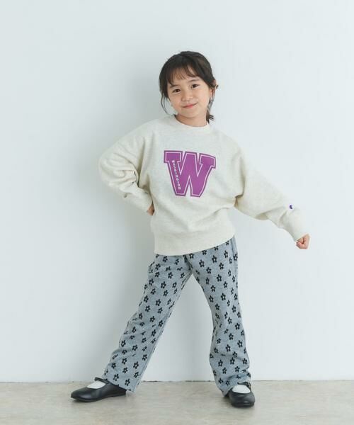 URBAN RESEARCH DOORS / アーバンリサーチ ドアーズ トップス | 『別注』Champion×DOORS　ロゴスウェット(KIDS) | 詳細9